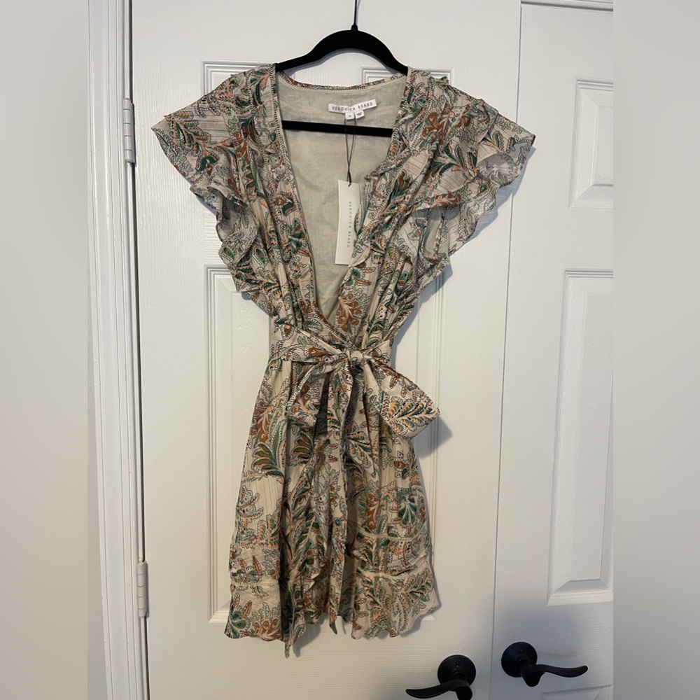 Veronica Beard Stone / Multi Color Wrap Dress